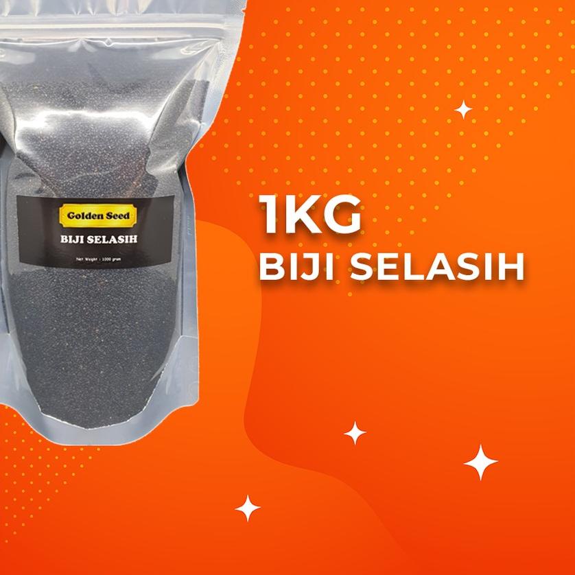 

♟ BIJI SELASIH 1000 GR - BASIL SEED 1 KG - SELASIH SUPER 1000GR ◊