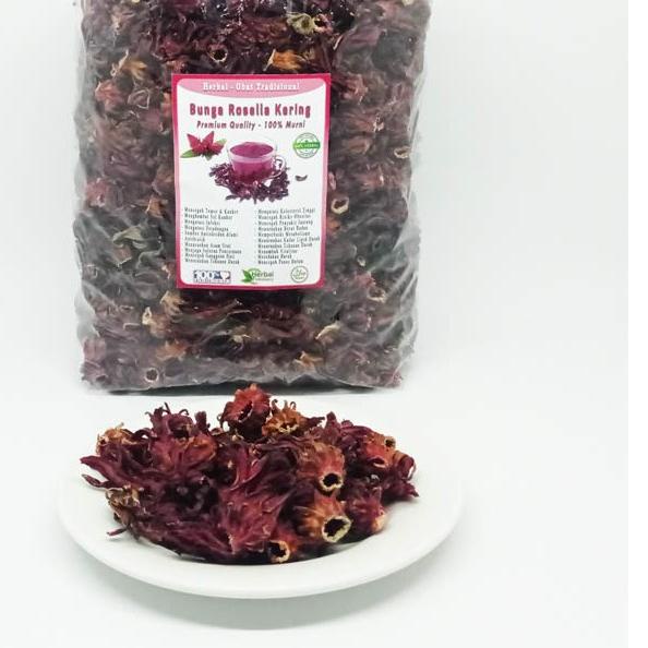 

❈ Bunga Rosella Merah Kering 500 gram / Teh Rosella ☃