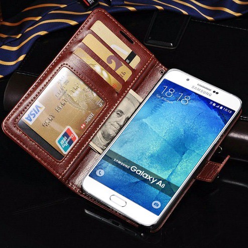 SX031 FLIP CASE SAMSUNG A8 2016 A8 2015 A7 2015 On5 2015 WALLET COVER