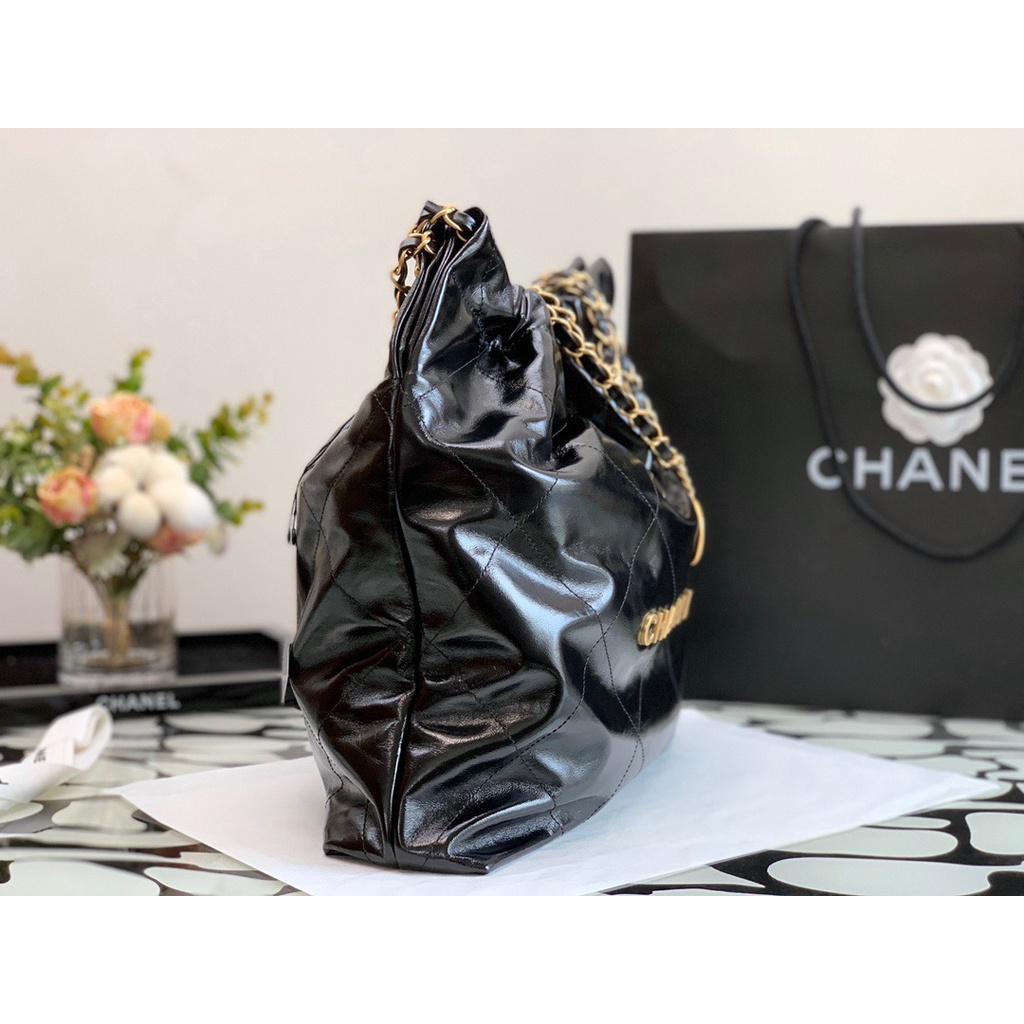 super premium tas wanita CH coco 22 handbag medium