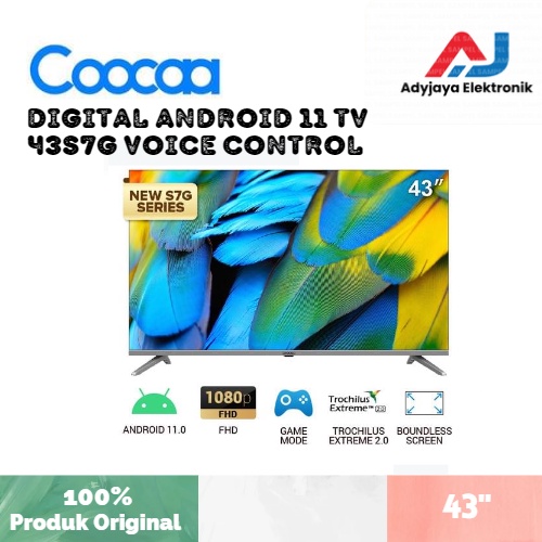 Digital Android 11 TV Coocaa 43S7G