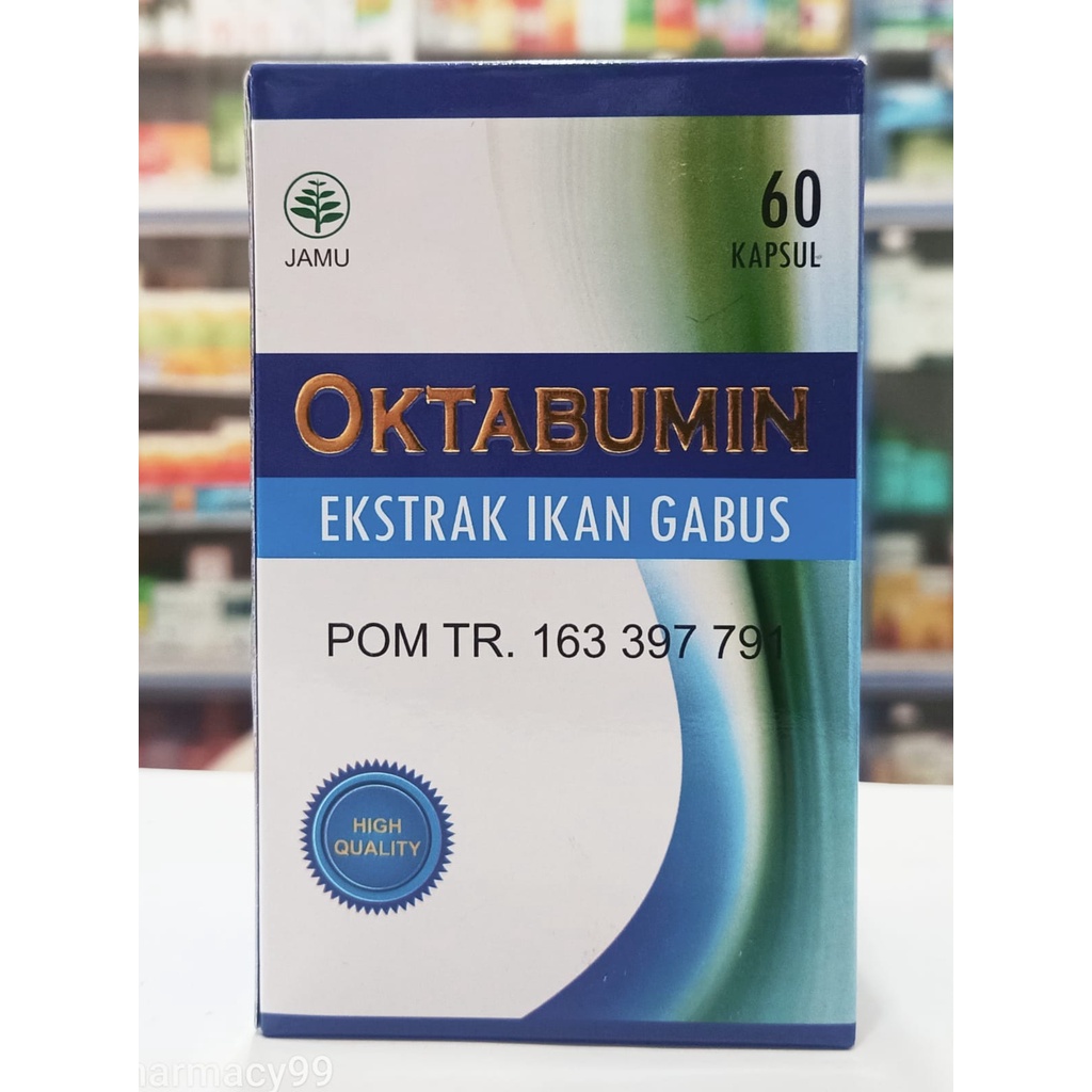 𝐎𝐤𝐭𝐚𝐛𝐮𝐦𝐢𝐧 Ekstrak Ikan Gabus - Kemasan 30 &amp; 60 Kapsul