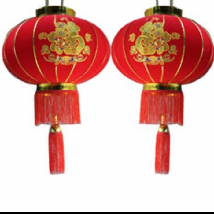 Lampion Lampion Bludru Kain Imlek Sincia Grosir Murah