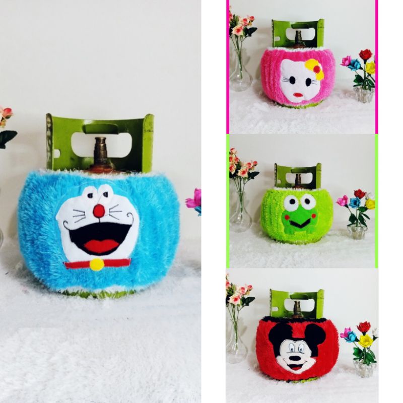 Sarung Gas LPG 3Kg/Sarung Gas LPG Karakter Bulu Rasfur