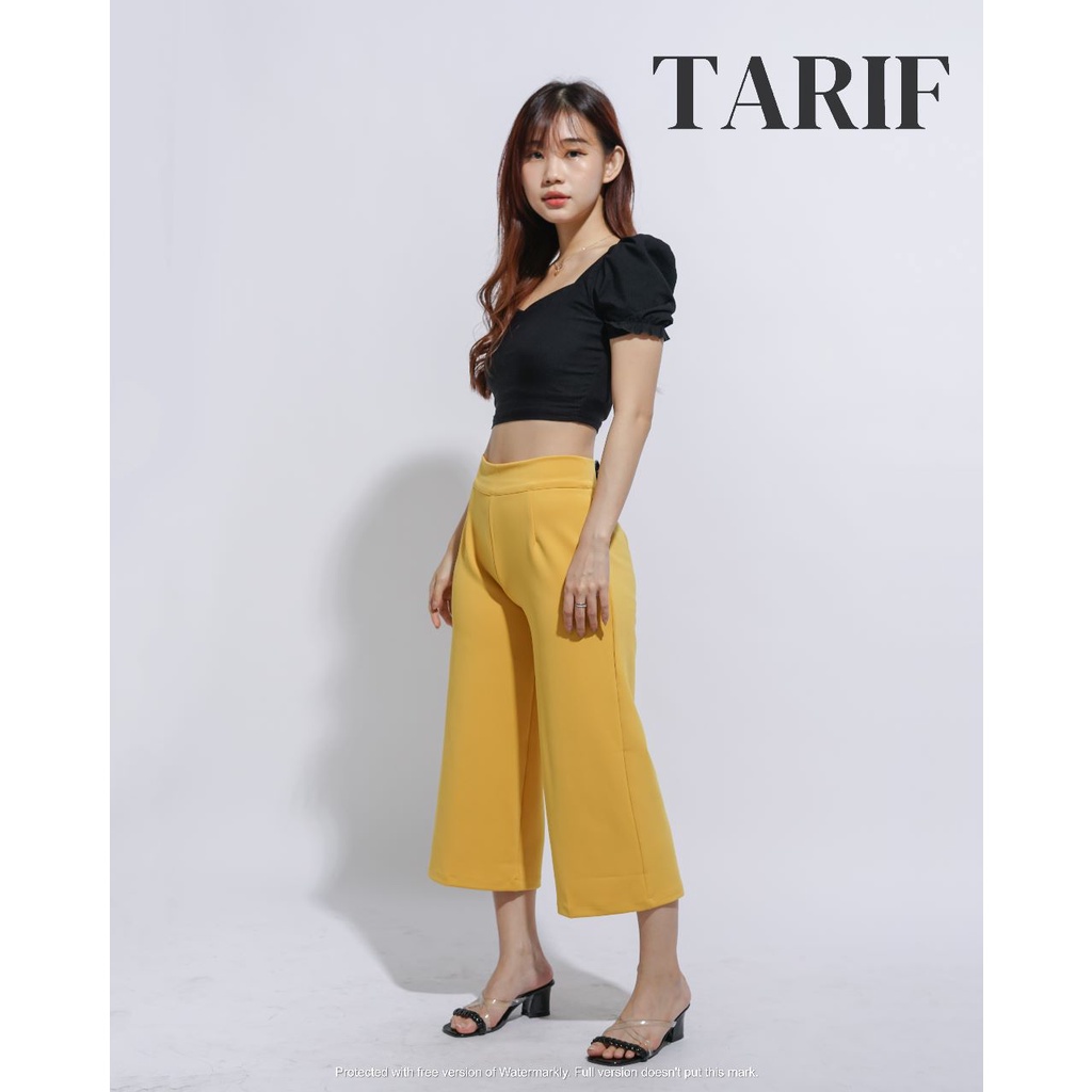 Itzy Celana Kulot 7/8 by TARIF - High Waist Kulot Premium