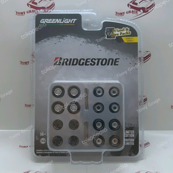 GREENLIGHT WHEEL & TIRE PACKS BRIDGESTONE TERMURAH
