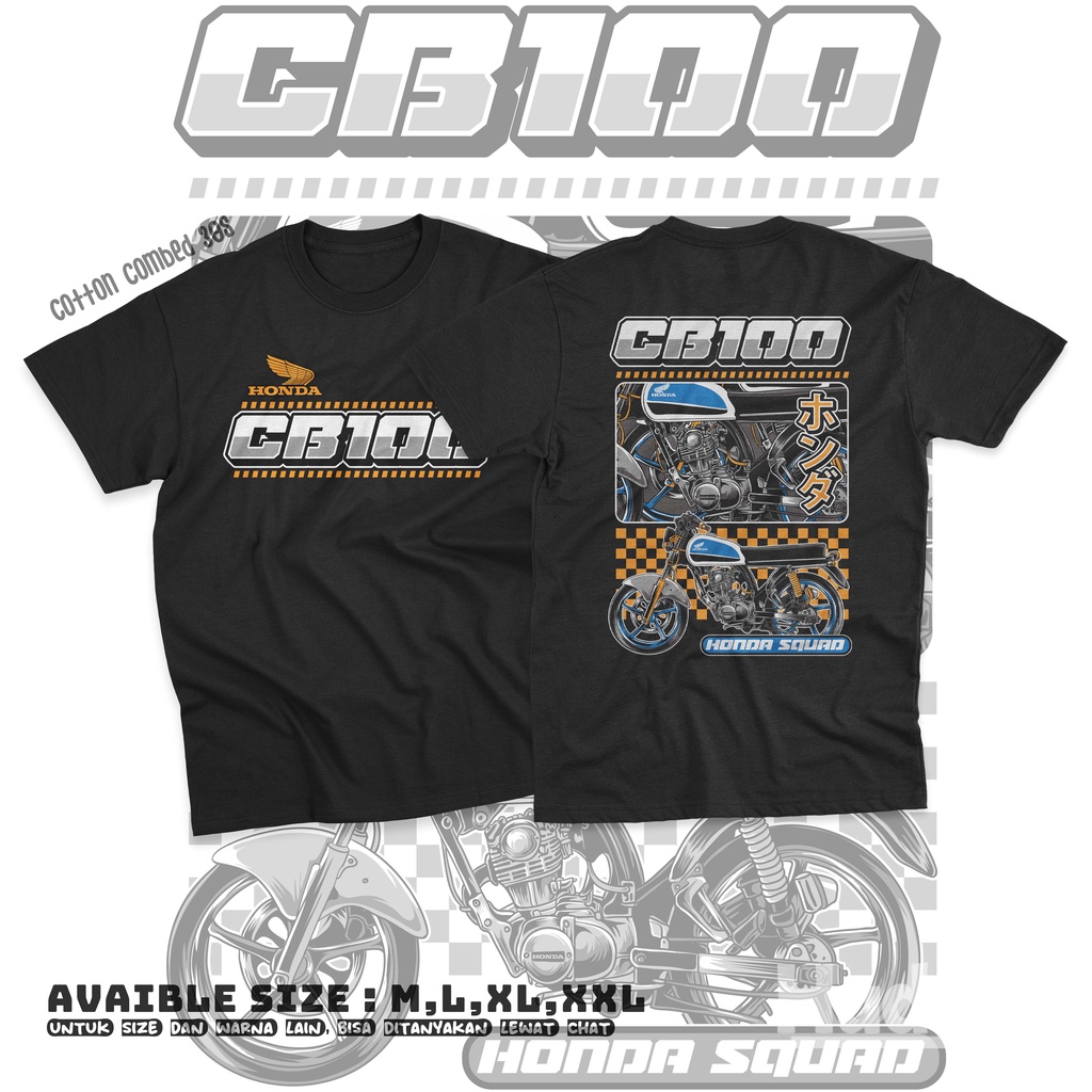 KAOS CB 100 / HEREX / GL / TIGER / MP / T-SHIRT DISTRO OTOMOTIF