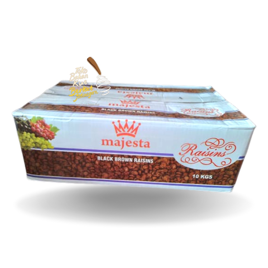 

KISMIS MAJESTA BLACK BROWN RAISIN INDIA 10KG / KISMIS HITAM COKLAT