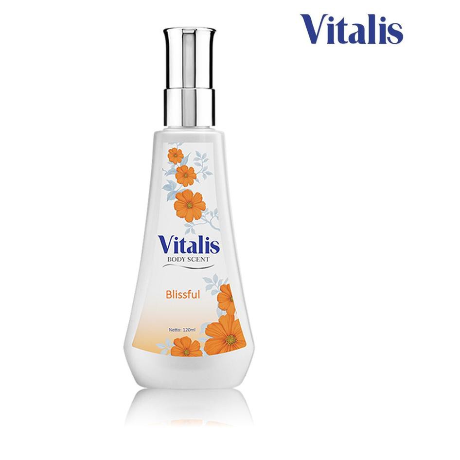 MFI - Vitalis Body Scent Spray Botol Plastik 120 ML | Parfum Tubuh