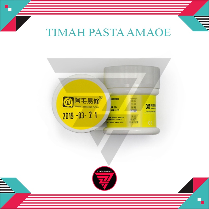 Timah Pasta Amaoe M11 Low Temperature 138° / Timah Pasta Amaoe M13 Medium 190°