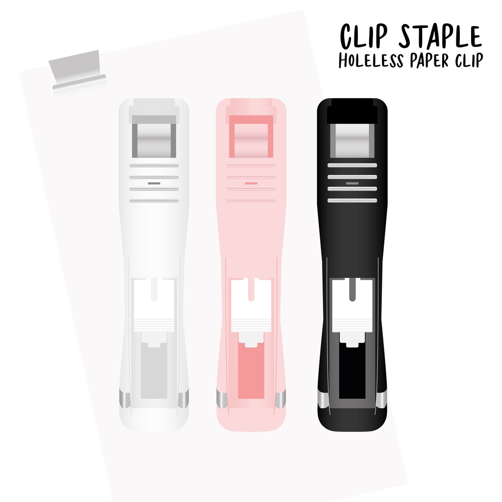 

Paperie Lab - Clip Staple Klip Kertas Tanpa Lubang