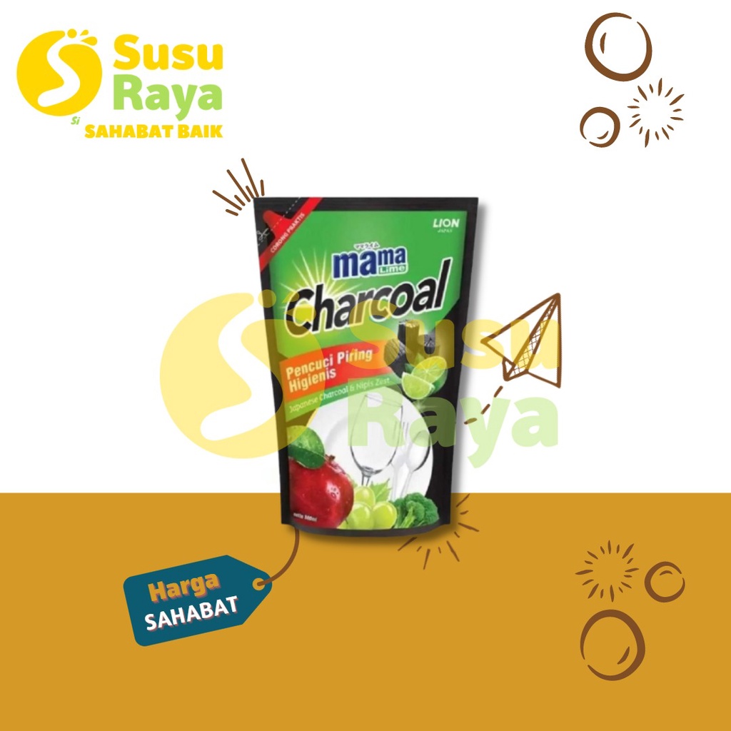 MAMA LEMON MAMA LIME JERUK NIPIS/LEMON/CHARCOAL/HABBATUSSAUDA 680ml