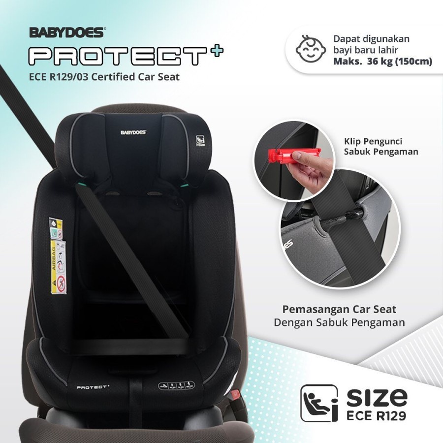 Babydoes CL-YC 86031 Protect + Car Seat - Kursi Mobil Anak Bayi