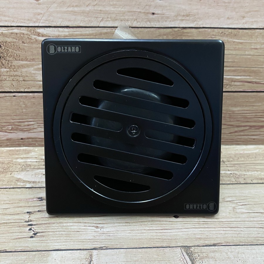 Floor Drain/saringan got bolzano black 11 cm - Saringan Kamar mandi