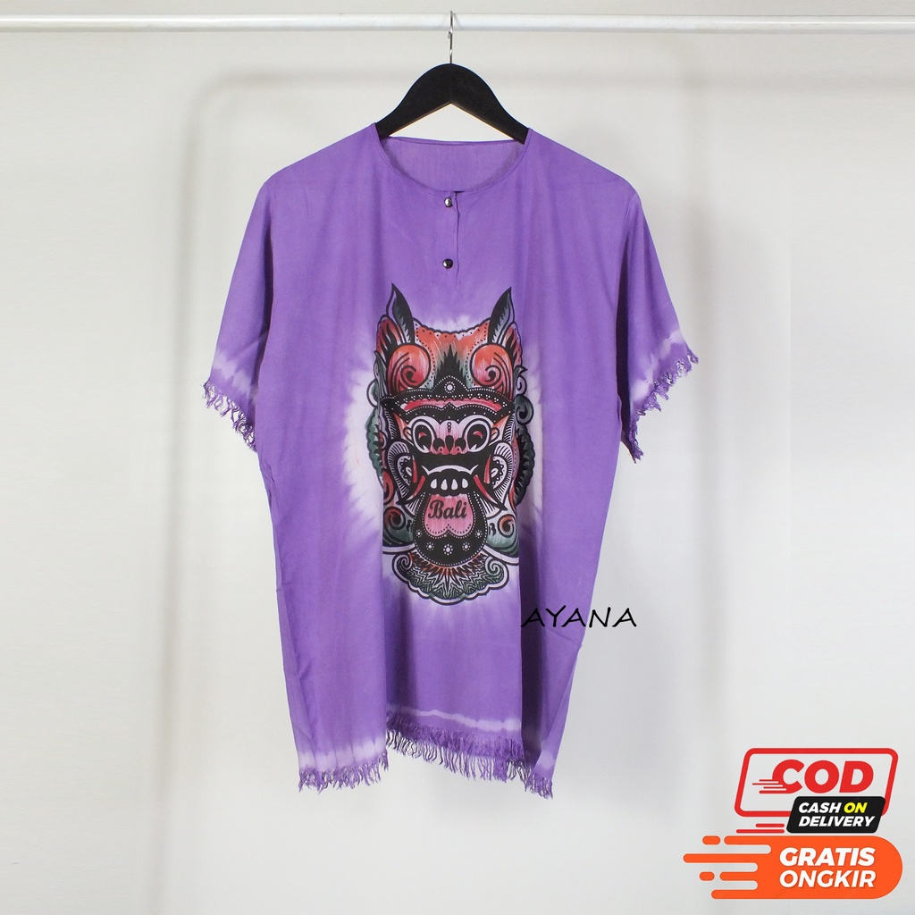 PREMIUM - Baju bali unisex - kaos bali oversize - baju barong bali - baju pantai