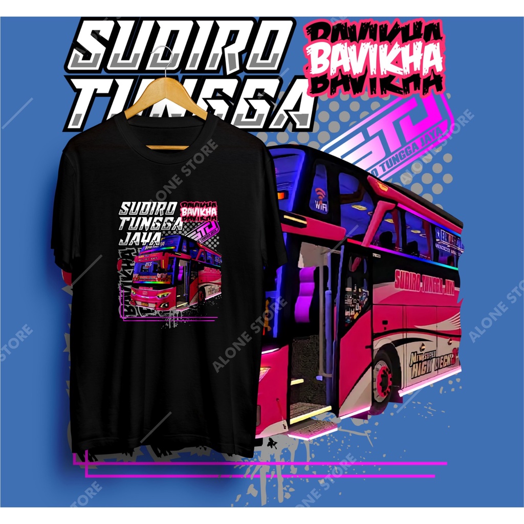Kaos Bus STJ  Bus Mania SUDIRO TUNGGA JAYA  Kaos Sablon
