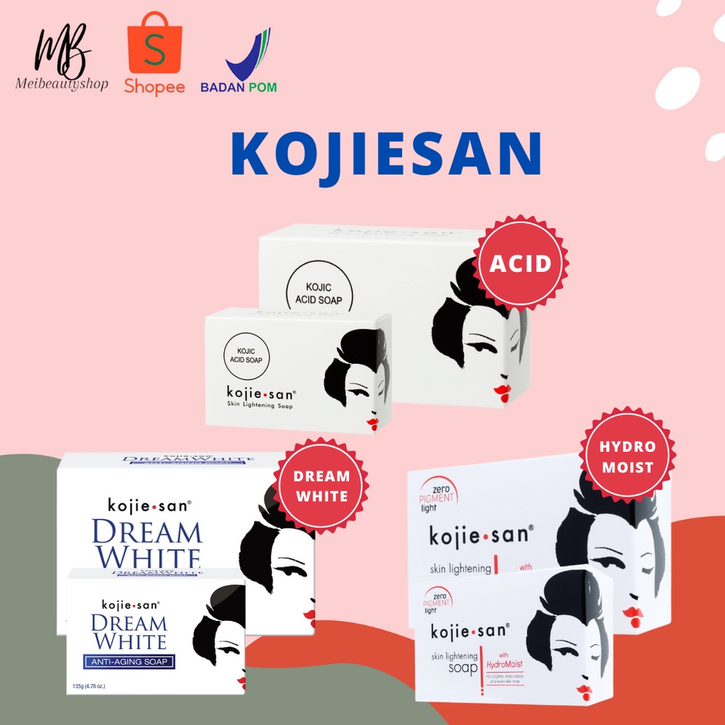 KOJIE SAN Skin Lightening Soap / Kojiesan Soap / Sabun Pemutih