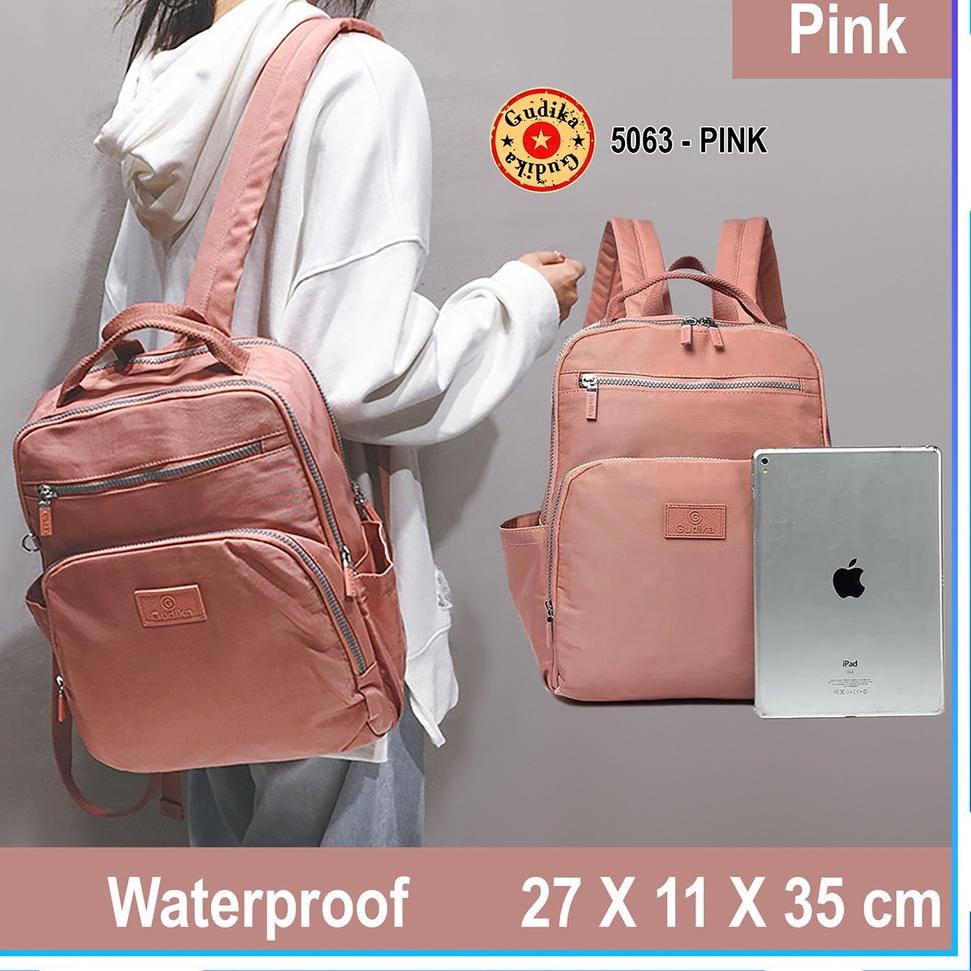 READY GUDIKA 5063 - Tas Ransel Laptop Wanita Kekinian Import Original (Dapat Box & Dustbag cantik) B