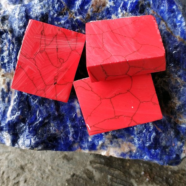 Batu Cincin Bahan Batu akik Pirus Merah Hongkong Dijamin Murah PGS466