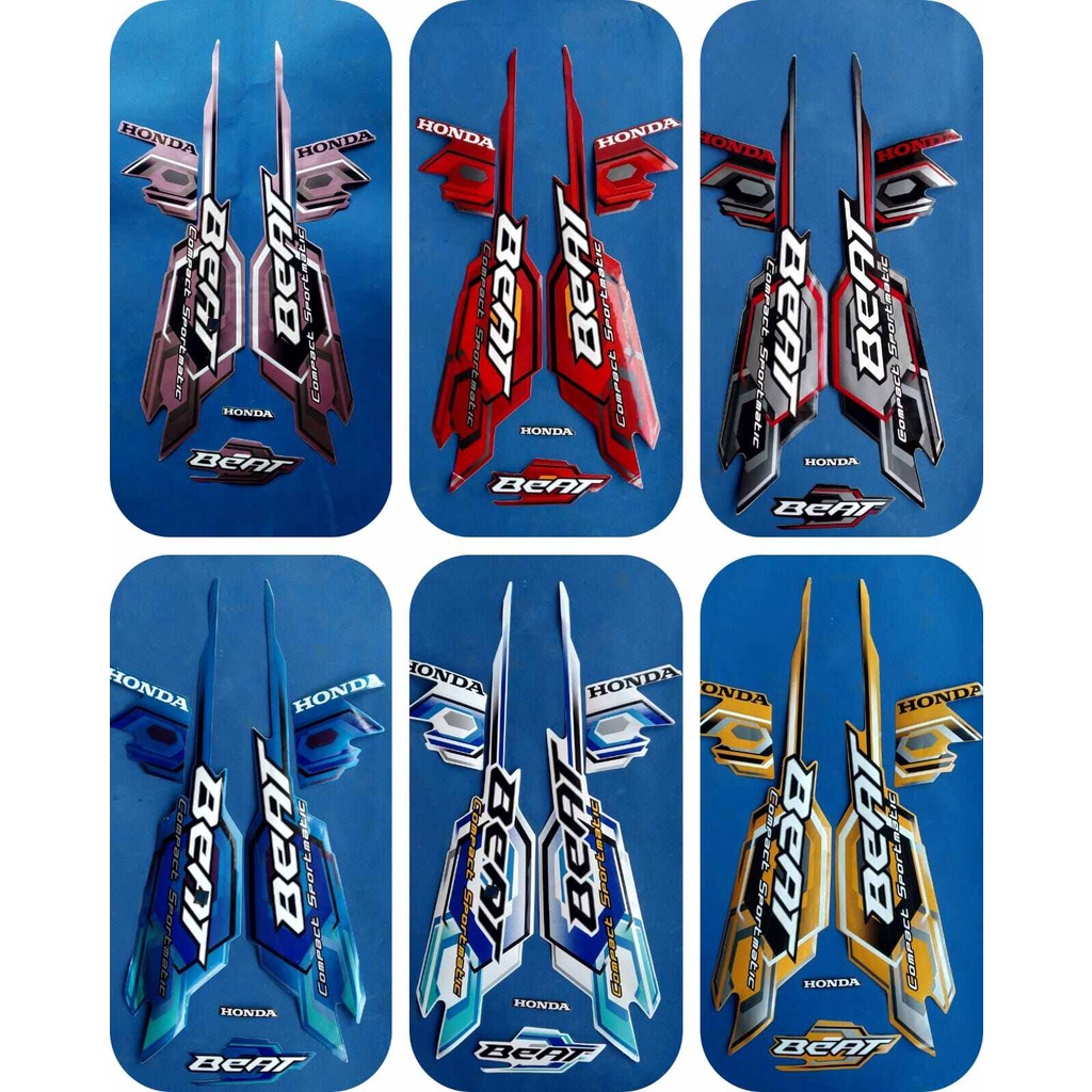 Stiker Striping Beat Karbu 2008 - List Standar Beat Karbu 2008 - Sticker Standar Beat Karbu 2008