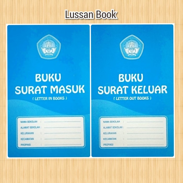 

Terlaris Satu Set Buku Surat Masuk & Surat Keluar Sekolah