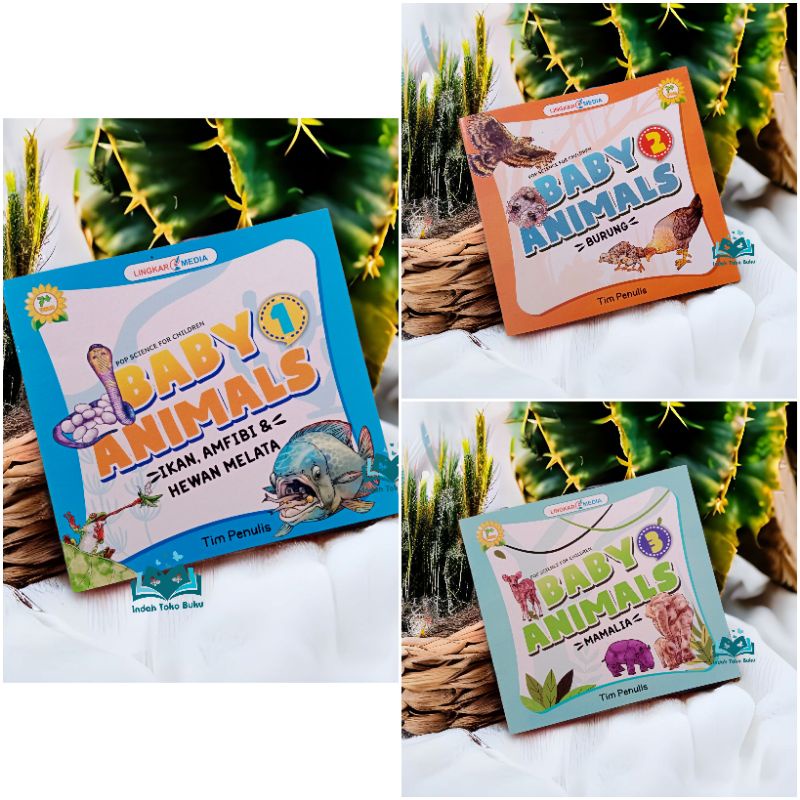 LM - Baby Animals : Buku Bacaan Anak Ensiklopedia Bayi Hewan Binatang Burung Mamalia Ikan Amfibi Mur