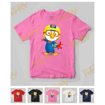 Baju Kaos Anak Anak Karakter Pororo And Friends
