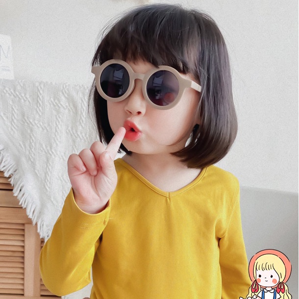 kacamata anak Tren terbaru fashion hitam anak laki  terbaru tinggi berkualitas bayi gaya perempuan cewek murah kecil Korean kacamata
