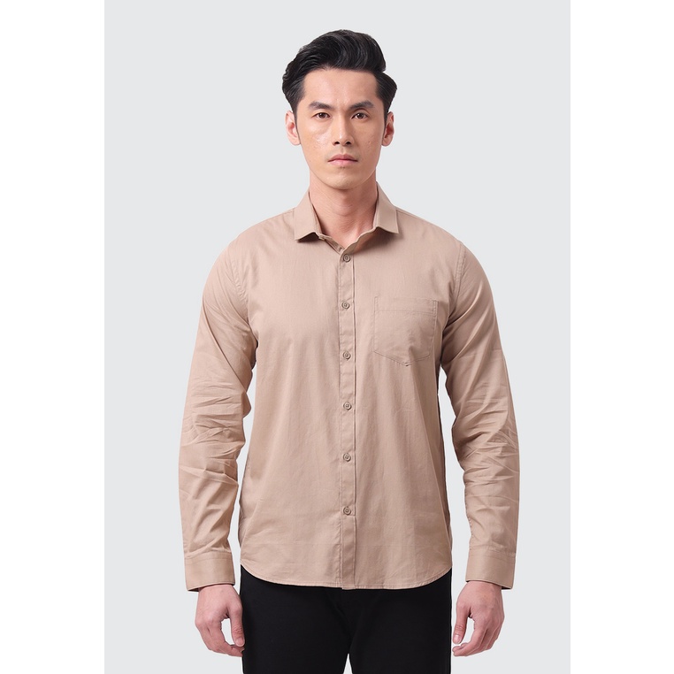 MOC Kemeja Lengan Panjang Pria COOPER - KHAKI