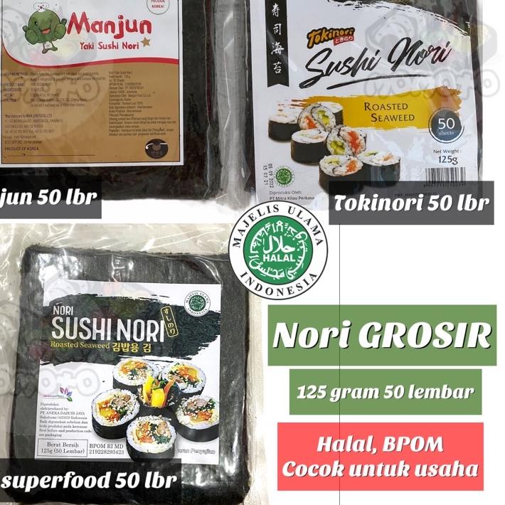 

○ Manjun - Tokinori - Java Superfood 125 gram Yaki Sushi Nori 50 lembar ♣