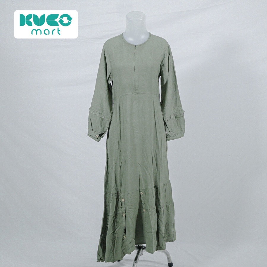 Gamis Rauna - Hijau Mint