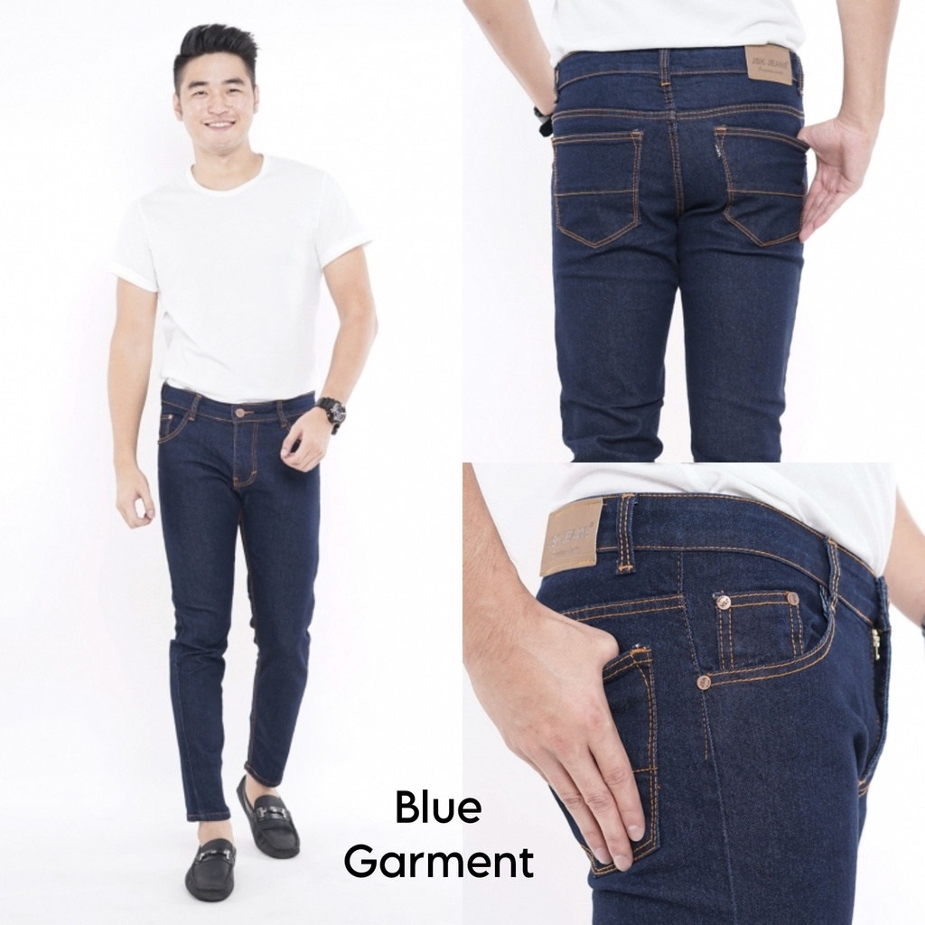 [SIZE 28-38] VINCENT Skinny Jeans Pria - 6 WARNA / Celana Jeans Panjang Cowok Bigsize Jumbo