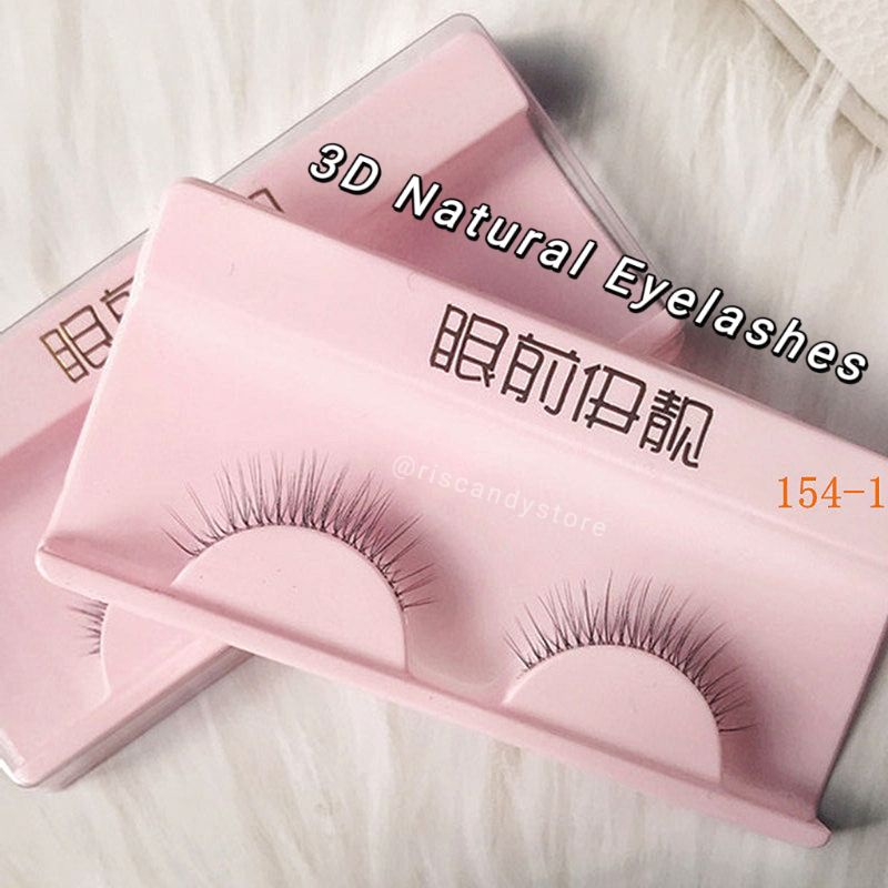 [1 Pasang] 3D Natural Eyelashes Premium / Bulu mata Natural