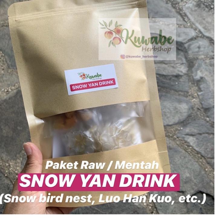 

☝ SNOW YAN DRINK/ PAKET MENTAH SNOW BIRD NEST TINGGI KOLAGEN ➩