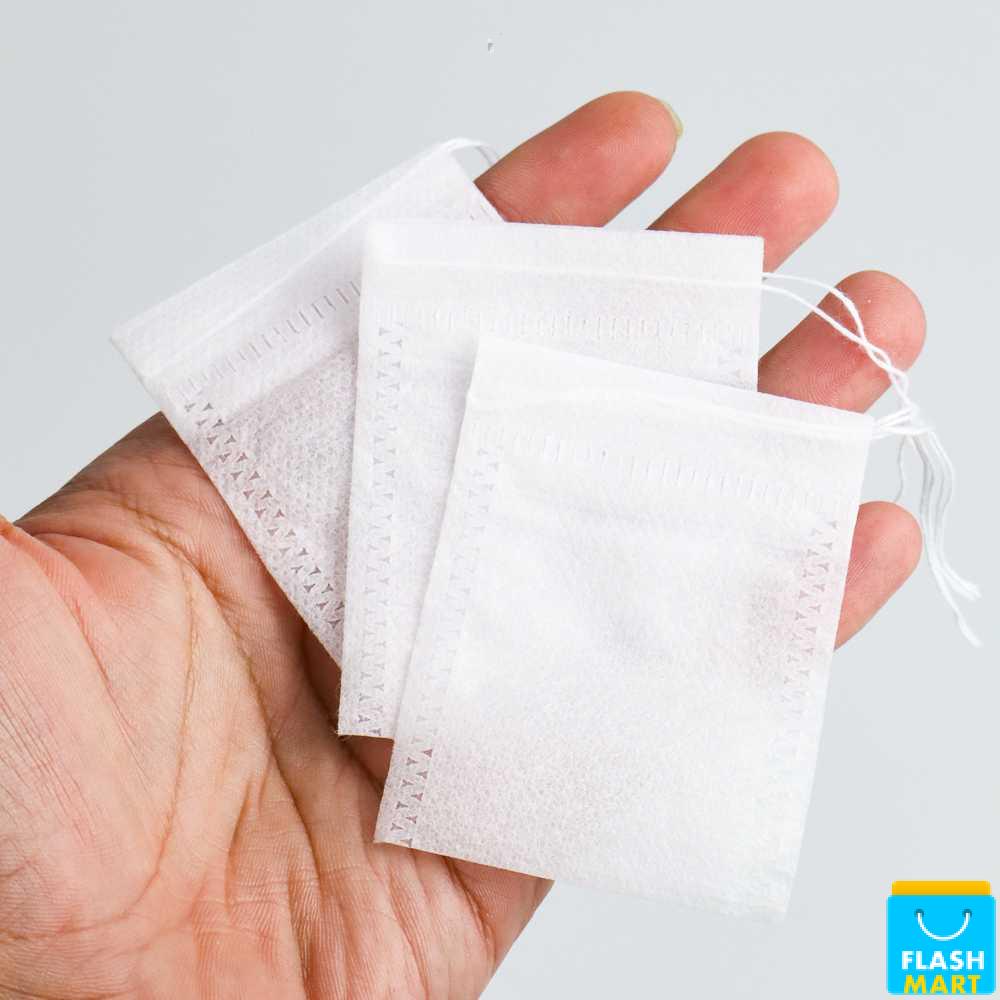 Flashmart Kantong Teh Celup Kosong Teabag 5.5x7cm 100 PCS - T110
