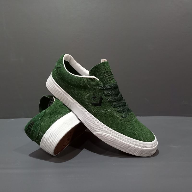 SEPATU CONVERSE ONE STAR L.LOPEZ PRO OX DEEP EMERALD SNEAKERS KASUAL PRIA BAHAN SUADE KUALITAS PREMI