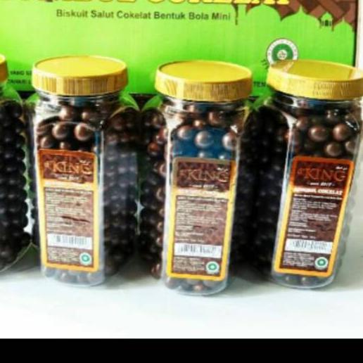 

☪ D'KING Cokelat Bola Bonibol 1 dus isi 4 Toples @250 gr Paket Lebaran ♬