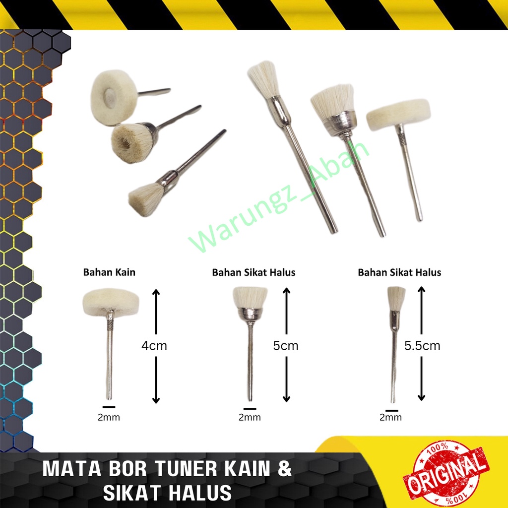 AKSESORIS ACCESORIES MATA GRINDER GERINDA GURINDA DREMEL BOR MINI TUNER GANTUNG KEPALA SIKAT KAIN PI