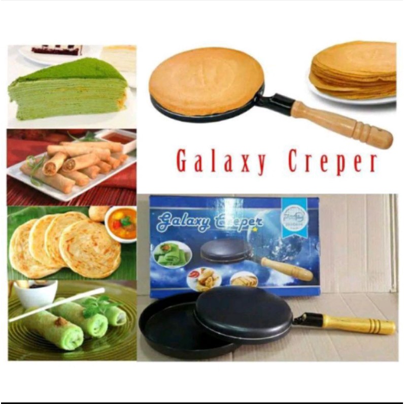 galaxy creper cetakan kulit lumpia anti lengket/teflon kulit lumpia