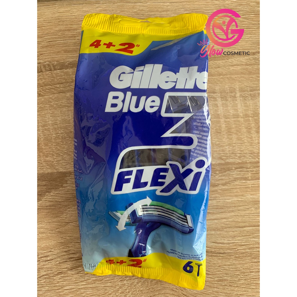 GILLETTE BLUE FLEXI ISI 6 PCS