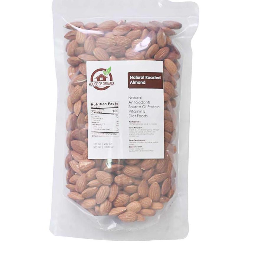 

☚ Natural Roasted Almond (Panggang) 500 Gr ➵