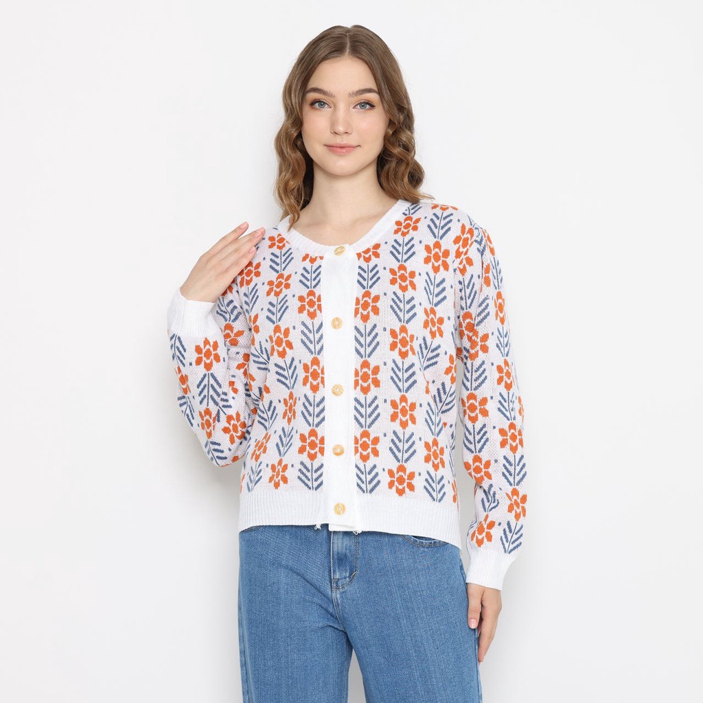 Cardigan Knitwear Danita Flower