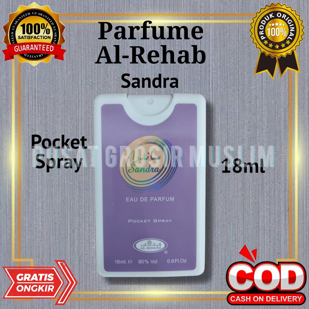 Termurah Parfum Al Rehab Pocket Spray 18ML Asli Arab 100%!!!