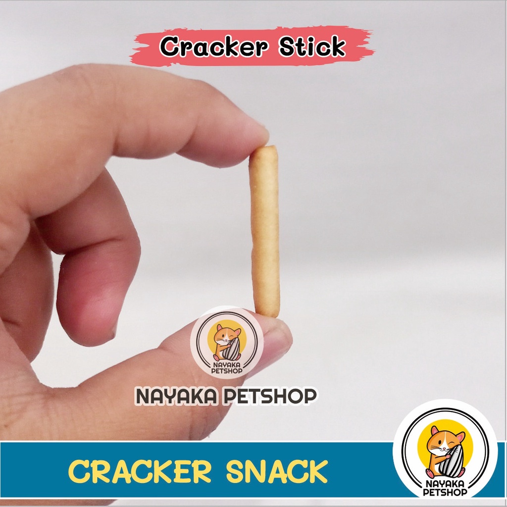 Cracker Snack Hamster Biskuit 20 gr Makanan Cemilan Extra Food Camilan Hewan