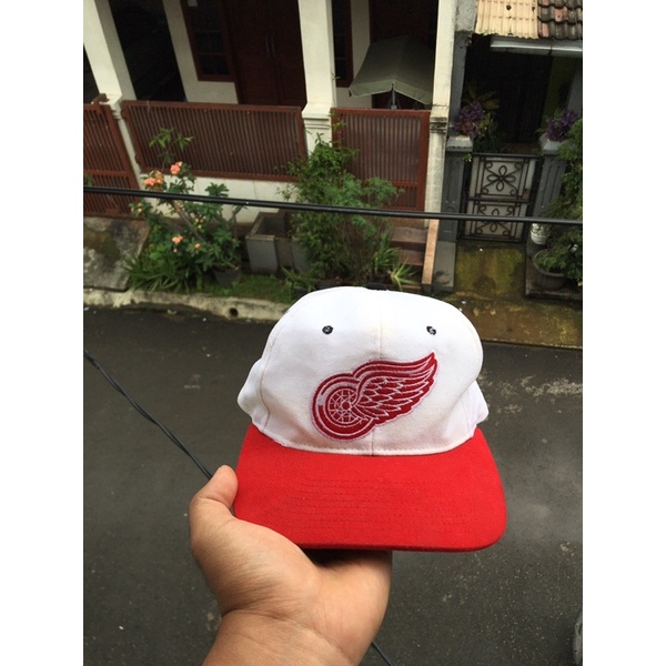 Topi Snapback Vintage Starter Nhl Red Wings