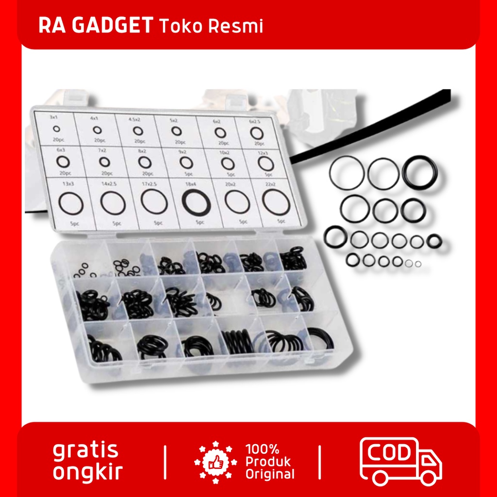 Karet Rubber O Ring Seal Tightening 225 PCS / O Ring Seal Fuel Pump Beat Fi Tutup Klep Mio Head Ninj