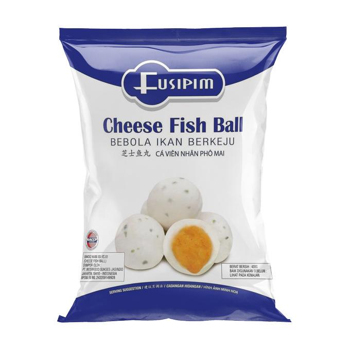 

Fusipim Cheese Fish Ball 400gr Frozen Bakso Ikan Keju Import Malaysia nov07