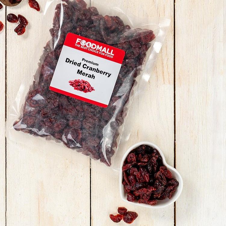 

♩ Dried Cranberry / Buah Cranberry Kering / Cemilan Kranberi 250 Gr ➾