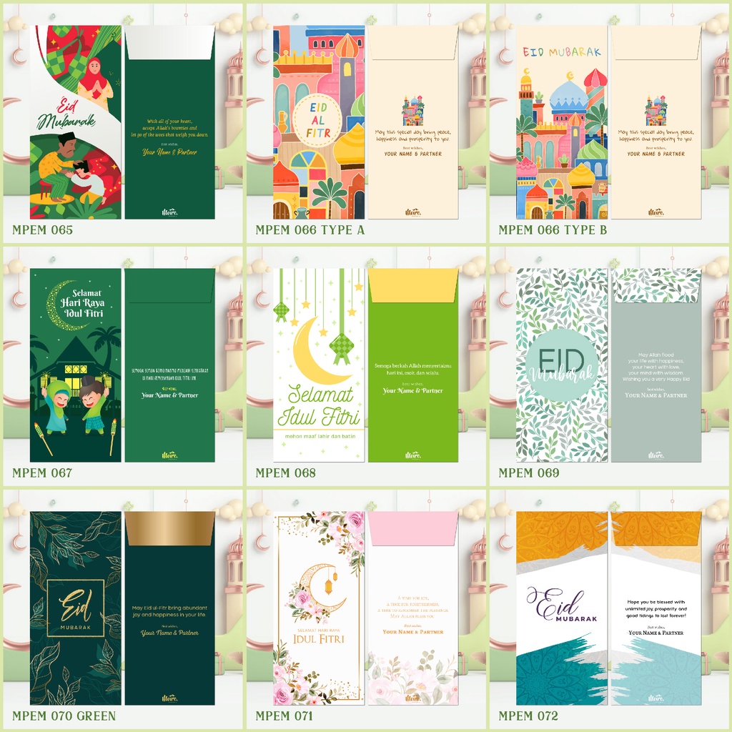 

Custom Angpao Lebaran | Mubarak Angpao | Amplop Idul Fitri | THR (MPEM Collection 9)