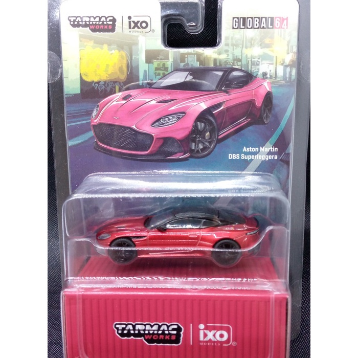 TARMAC WORKS 1/64 ASTON MARTIN DBS SUPERLEGGERA RED METALLIC DIECAST S TERMURAH